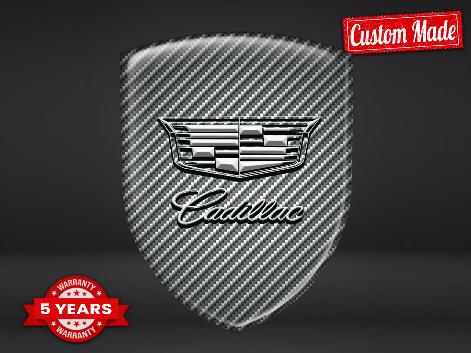 Cadillac Adesivi Parabrezza Auto Max Durevoli Pro Stile ST